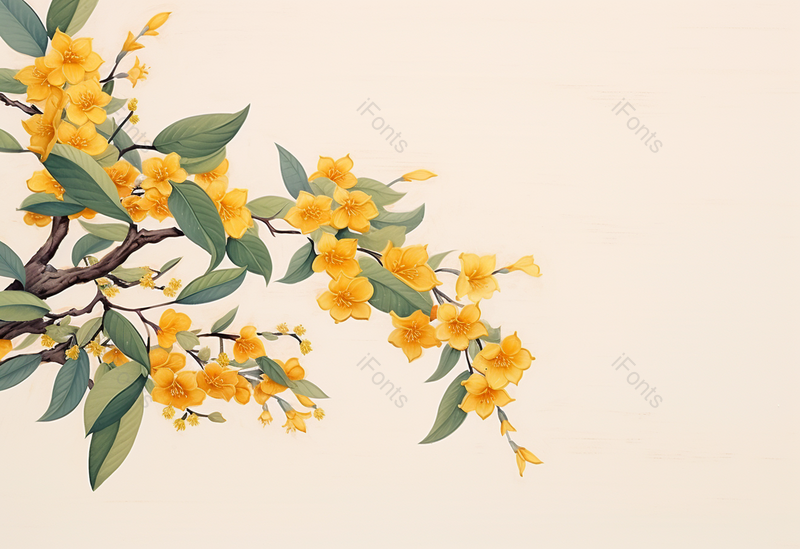 中秋桂花秋天国画,插画/手绘图,插画/手绘图库,插画/手绘图下载,插画/手绘